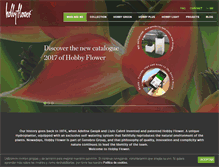 Tablet Screenshot of hobbyflower.com